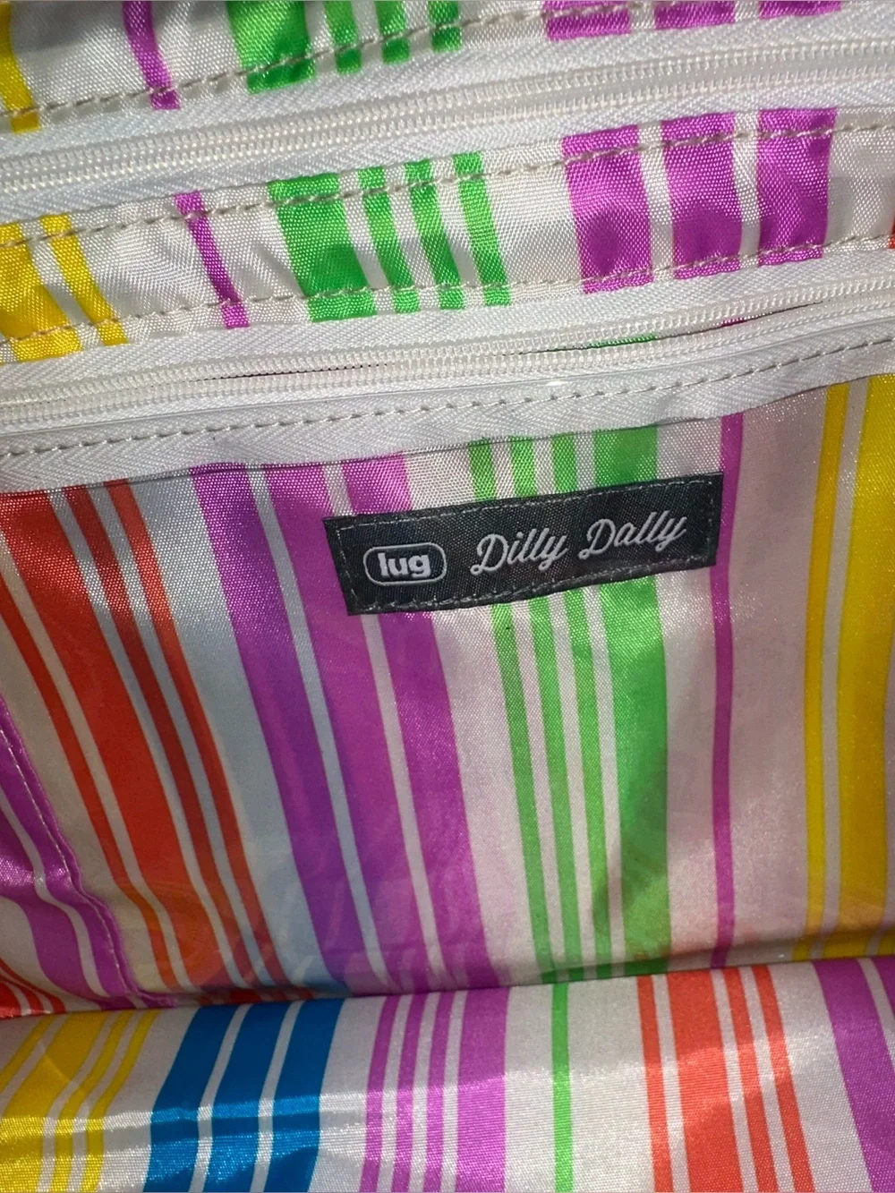 Lug Dilly Dally Convertible Tote Bag Wildflower Brights NEW